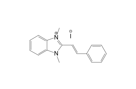 1,3-Dimethyl-2-styryl-1H-benzo[d]imidazol-3-ium iodide