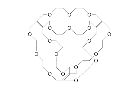 Tris(tetrahydroxy-methyl-ethylene)cyclic condensation product (moebius strip)