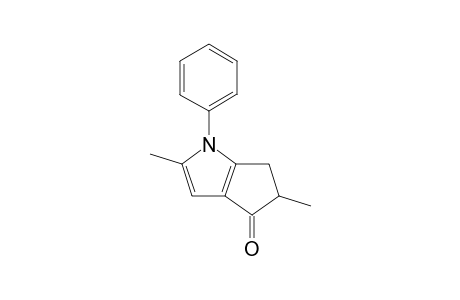 1-phenyl-5,6-dihydro-2,5-dimethyl-cyclopenta[b]azaphene-4-one