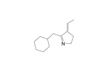 (E)-5-(Cyclohexylmethyl)-4-ethylidene-3,4-dihydro-2H-pyrrole