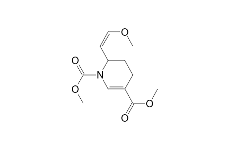 (Z)-N,5-bis(methoxycarbonyl)-2-(2-methoxyvinyl)-1,2,3,4-tetrahydropyridine
