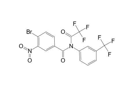 4-Bromo-3-nitro-N-[3-(trifluoromethyl)phenyl]benzamide, tfa derivative