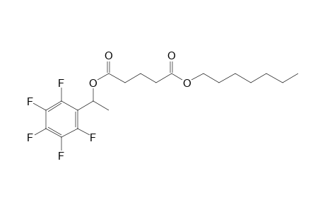 Glutaric acid, heptyl 1-(pentafluorophenyl)ethyl ester