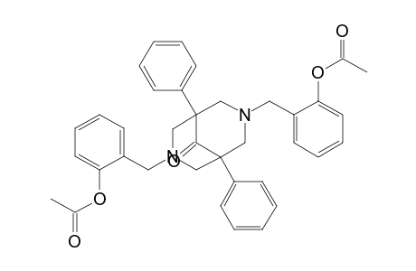 3,7-Bis(2-acetoxybenzyl)-1,5-diphenyl-3,7-diazabicyclo[3.3.1]nonan-9-one