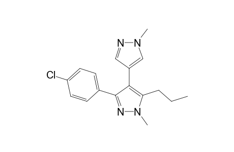 3-(4-Chlorophenyl)-1,1'-dimethyl-5-propyl-1H,1'H-4,4'-bipyrazole