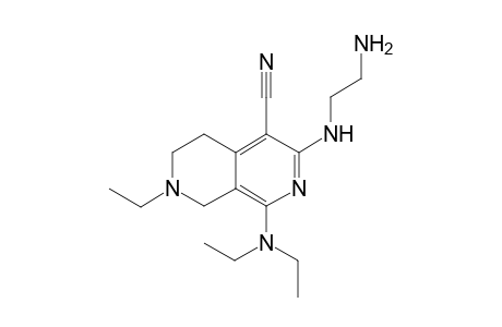 3-(2-Amino-ethylamino)-1-diethylamino-7-ethyl-5,6,7,8-tetrahydro-[2,7]naphthyridine-4-carbonitrile