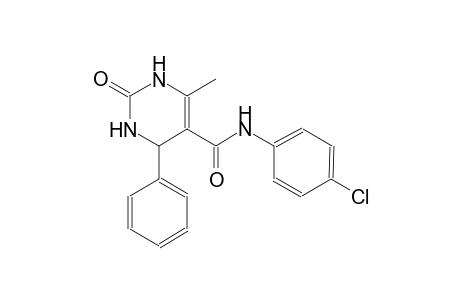 5-pyrimidinecarboxamide, N-(4-chlorophenyl)-1,2,3,4-tetrahydro-6-methyl-2-oxo-4-phenyl-