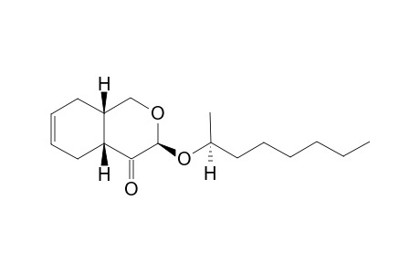 (3S,4AR,8AS)-3-[(R)-2'-OCTYLOXY]-4A,5,8,8A-TETRAHYDRO-1H-2-BENZOPYRAN-4(3H)-ONE