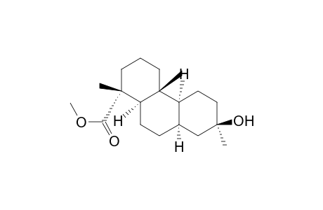 Methyl-(8-alpha-H)-13-beta-hydroxy-13-alpha-methylpodocarpan-18-oate