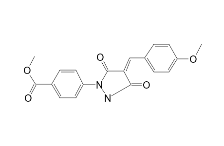 4-[4-(4-Methoxy-benzylidene)-3,5-dioxo-pyrazolidin-1-yl]-benzoic acid methyl ester