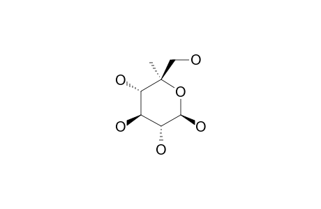 5-C-METHYL-D-GLUCOSE;(P-BETA)