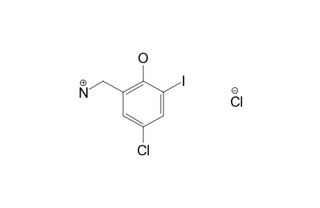 alpha-amino-4-chloro-6-iodo-o-cresol, hydrochloride
