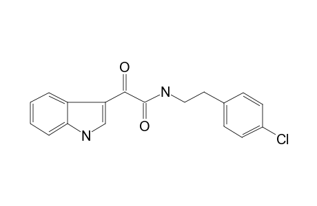 Acetamide, N-[2-(4-chlorophenyl)ethyl]-2-(1H-indol-3-yl)-2-oxo-