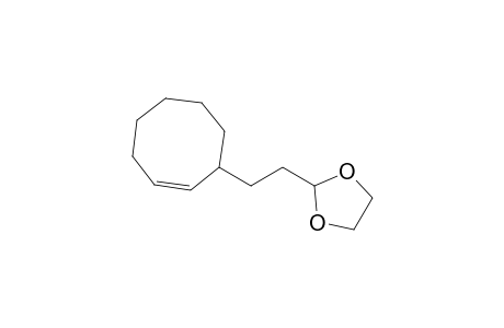 2-(2-Cyclooct-2-enylethyl)-1,3-dioxolane