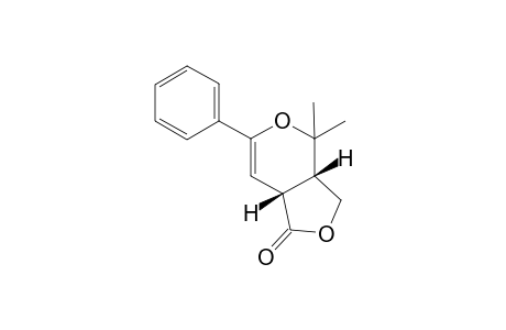 (cis)-4,4-Dimethyl-6-phenyl-3a,7a-dihydro-3H,4H-furo[3,4-c]pyran-1-one