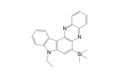 8-Ethyl-6-(trimethylsilyl)-8H-indolo[3,2-a]phenazine