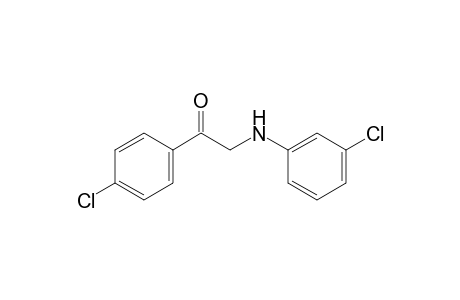 4'-Chloro-2-(m-chloroanilino)acetophenone