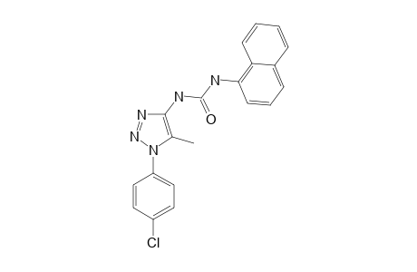 1-(1-(4-chlorophenyl)-5-methyl-1H-1,2,3-triazol-4-yl)-3-(naphthalen-1-yl)urea