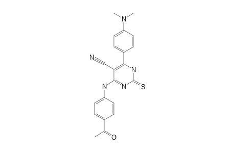 4-(PARA-ACETYL-PHENYLAMINO)-6-(PARA-DIMETHYLAMINOPHENYL)-2-THIOXO-1,2-DIHYDROPYRIMIDINE-5-CARBONITRILE