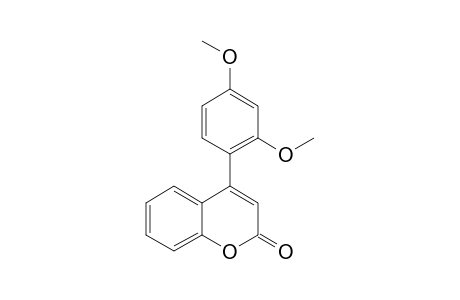 4-(2,4-Dimethoxyphenyl)-2H-1-benzopyran-2-one