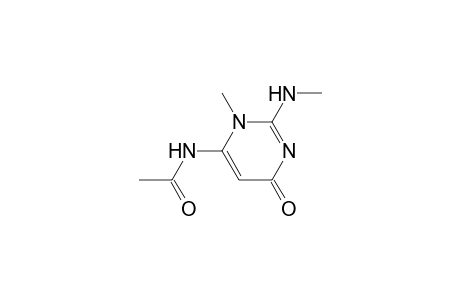 6-Acetamido-1-methyl-2-(methylamino)-4(1H)-pyrimidinone