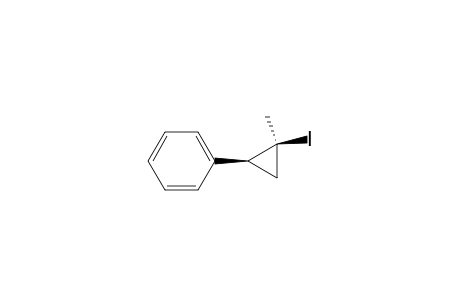 Benzene, (2-iodo-2-methylcyclopropyl)-, trans-