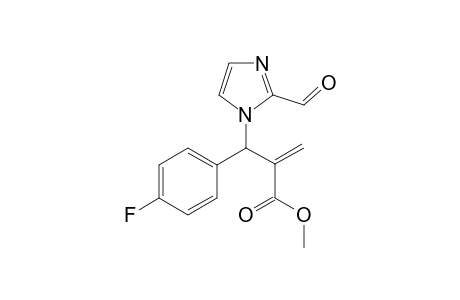 Methyl 2-[(p-fluorophenyl)-2'-formyl-1H-imidazol-1'-yl)methyl]-acrylate