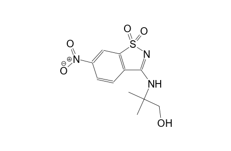2-methyl-2-[(6-nitro-1,1-dioxido-1,2-benzisothiazol-3-yl)amino]-1-propanol