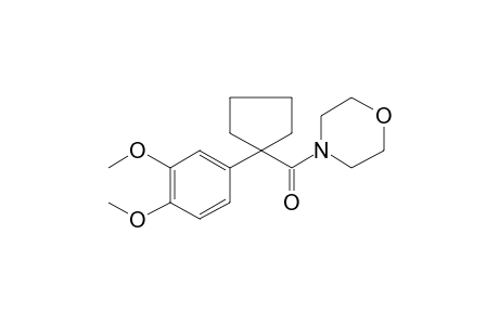 [1-(3,4-dimethoxyphenyl)cyclopentyl]-(4-morpholinyl)methanone