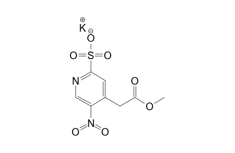 Potassium 4-[(methoxycarbonyl)methyl]-5-nitropyridine-2-sulfonate