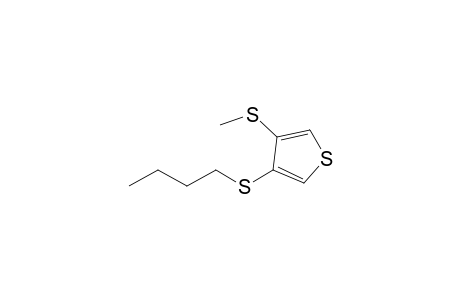 3-N-BUTYLSUFANYL-4-METHYLSULFANYLTHIOPHENE