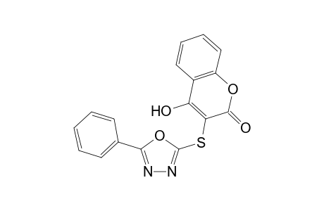 4-Hydroxy-3-((5-phenyl-1,3,4-oxadiazol-2-yl) thio)-2H-chromen-2-one