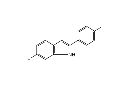 6-fluoro-2-(p-fluorophenyl)indole