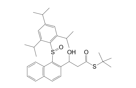 tert-Butyl 3-Hydroxy-3-[1-[(2,4,6-triisopropylphenyl)sulfinyl]-2-naphthyl]thiopropanoate