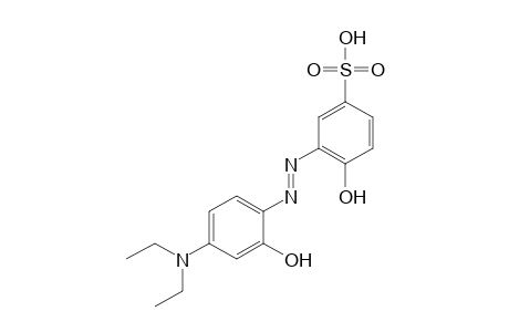 3-{[4-(diethylamino)-2-hydroxyphenyl]azo}-4-hydroxybenzenesulfonic acid