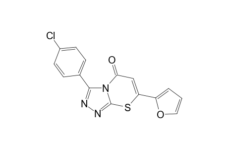 3-(4-Chlorophenyl)-7-(furan-2-yl)-5H-[1,2,4]triazolo[3,4-b][1,3]thiazin-5-one