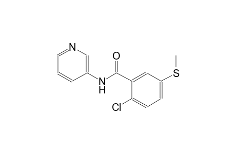 2-Chloro-5-(methylsulfanyl)-N-(3-pyridinyl)benzamide