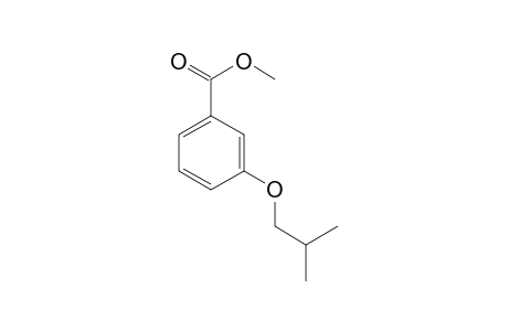 Benzoic acid, 3-(2-methylpropyl)oxy-, methyl ester