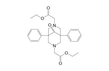 Diethyl 9-oxo-1,5-diphenyl-3,7-diazabicyclo[3.3.1]nonan-3,7-diethanoate