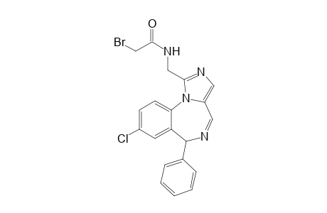 1-[2'-Bromoacetamido]methyl-8-chloro-6-phenyl-4H-imidazo[1,5-a]-[1,4]benzodiazepine - dihydrobromide - hydrate