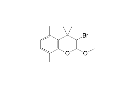 3-Bromo-2-methoxy-4,4,5,8-tetramethyl-chroman
