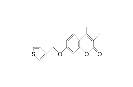 2H-1-Benzopyran-2-one, 3,4-dimethyl-7-(3-thienylmethoxy)-