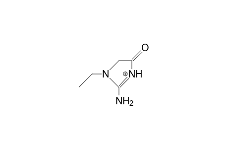 2-Amino-1-ethyl-4-imidazolinone cation