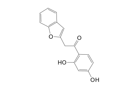2-(1-Benzofuran-2-yl)-1-(2,4-dihydroxyphenyl)ethanone