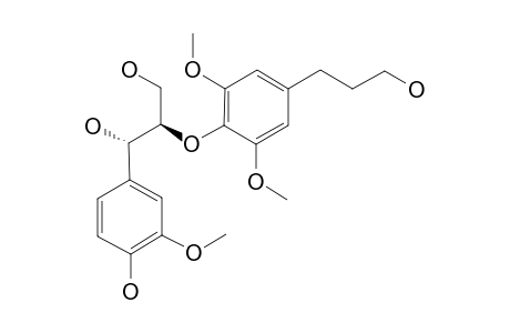 1-(4'-HYDROXY-3'-METHOXYPHENYL)-2-[4''-(3-HYDROXYPROPYL)-2'',6''-DIMETHOXYPHENOXY]-PROPANE-1,3-DIOL