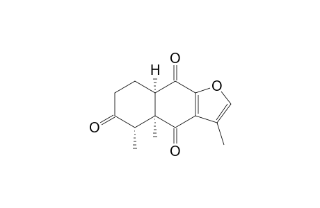 Naphtho[2,3-b]furan-4,6,9(5H)-trione, 4a,7,8,8a-tetrahydro-3,4a,5-trimethyl-, [4aR-(4a.alpha.,5.alpha.,8a.alpha.)]-