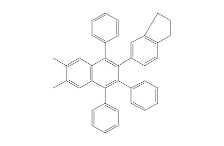 6,7-dimethyl-2-(5-indanyl)-1,3,4-triphenylnaphthalene