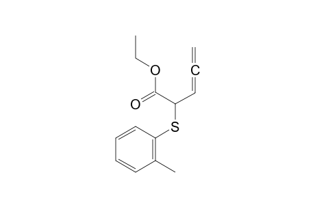 Ethyl 2-(o-tolylthio)penta-3,4-dienoate