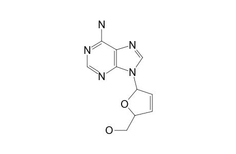 Adenine, 9-(2,3-dideoxy-.beta.-D-glycero-pent-2-enofuranosyl)-