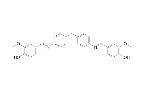 4,4'-{methylenebis[p-phenylene(nitrilomethylidyne)]}bis[2-methoxyphenol]